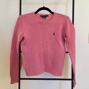 Polo Ralph Lauren Merino Wool Sweater in Pink